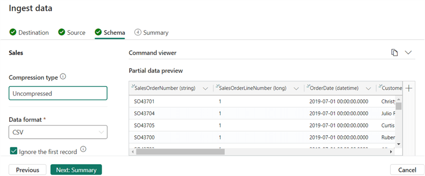 map source schema to destination schema