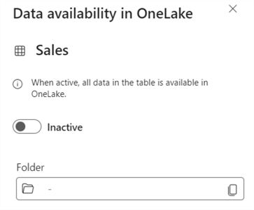 share data to onelake