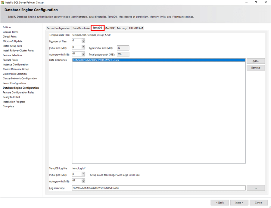 Install SQL Server 2022 on Windows Server 2022 Failover Cluster WSFC