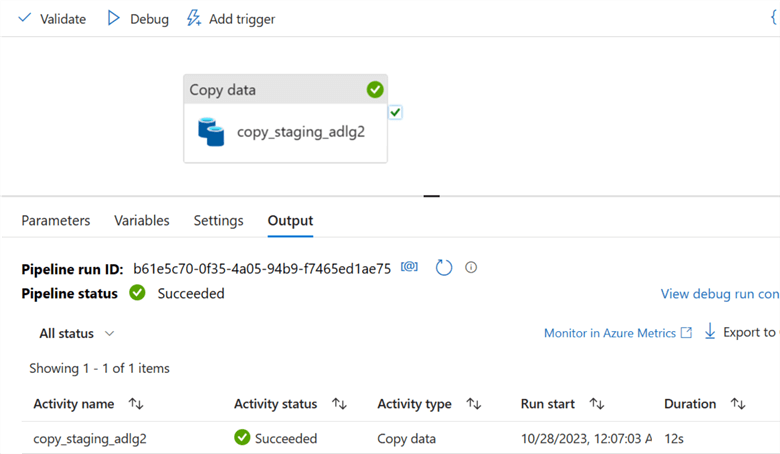 New file has been copied
