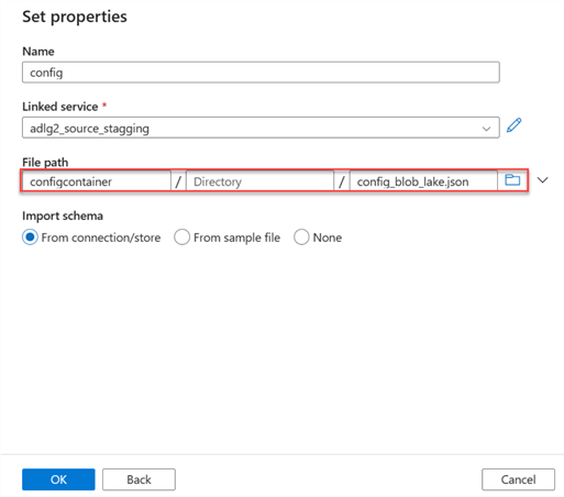 Add Config File Dataset