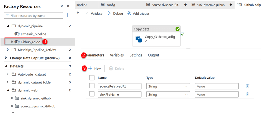 Set Pipeline Parameter