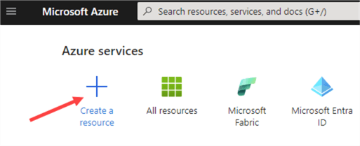 create new azure resource
