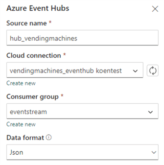 evenstream event hub source final config