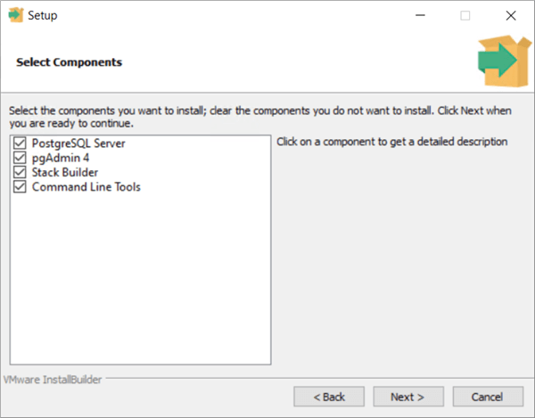 IaaS - Azure PostgreSQL - component selection