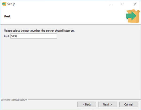 IaaS - Azure PostgreSQL - listening port