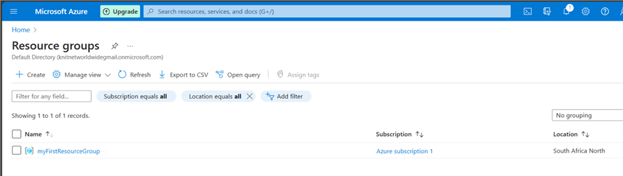 azure resource groups