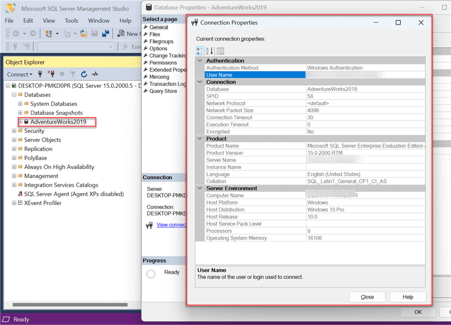 Configure Linked Service Connection