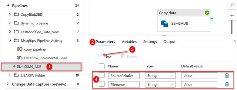 Set Pipeline Parameter