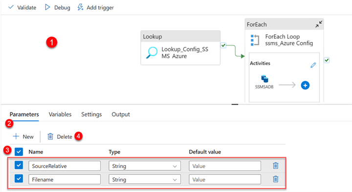 Cut and Paste the Copy Activity in the ForEach