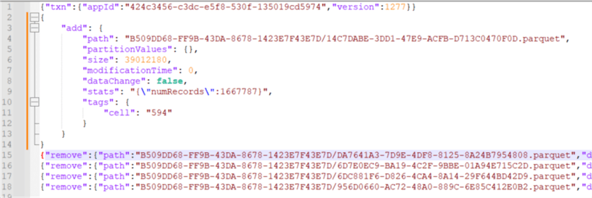 data compaction on files with deleted records