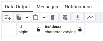 PostgreSQL query results