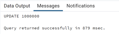 PostgreSQL query results