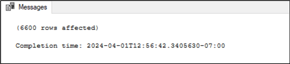 Deleted 10% of records