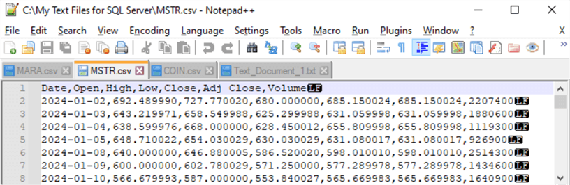 Import and Categorize Three CSV Files into a SQL Server Table