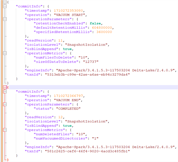 transactions for VACUUM