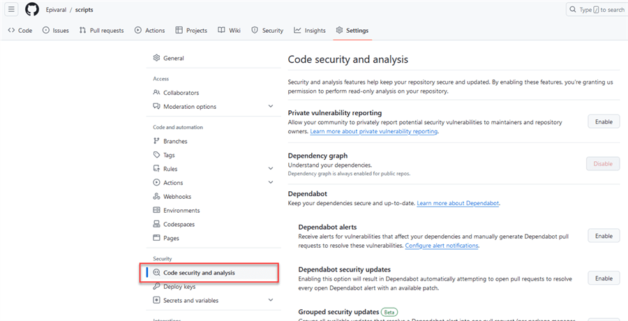 GitHub Options to Prevent Saving Passwords in Application Code