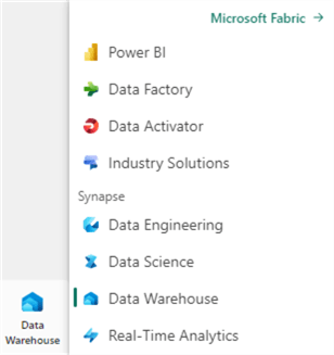 choose data warehouse persona