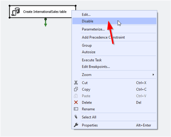 disable task