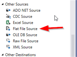 SSIS toolbox