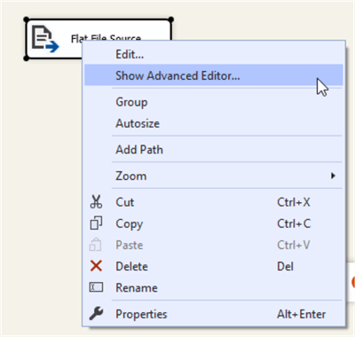 Show Advanced Editor