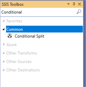 SSIS Toolbox: Conditional Split