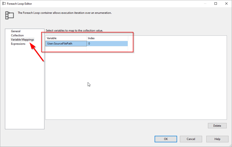 Foreach Loop Editor