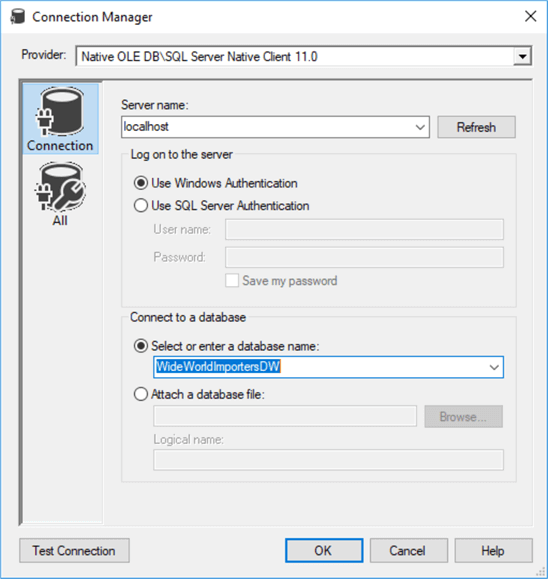 SSIS Connection Manager
