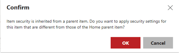 confirm custom security - Description: confirm custom security