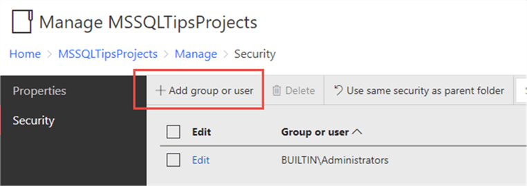 add user to folder permissions - Description: add user to folder permissions