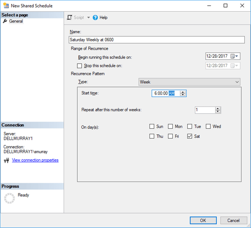 shared scheduled setup - Description: shared scheduled setup