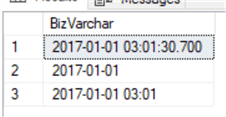 regex query results