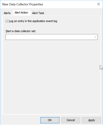 new data collector properties
