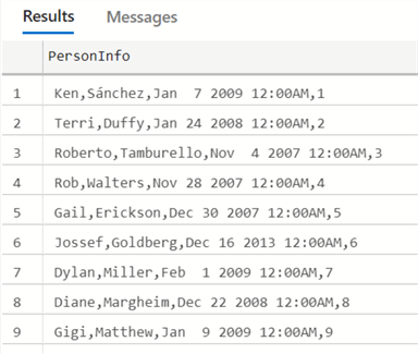 sql concat_ws output