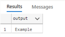 left query results