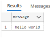 query results
