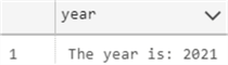 concat with DATEPART and DATENAME