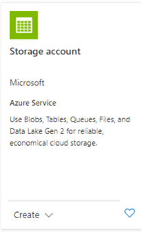 create storage account marketplace