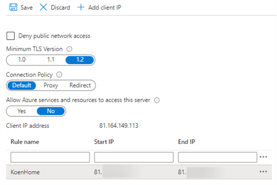 add firewall rule