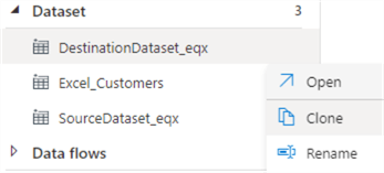 clone a dataset