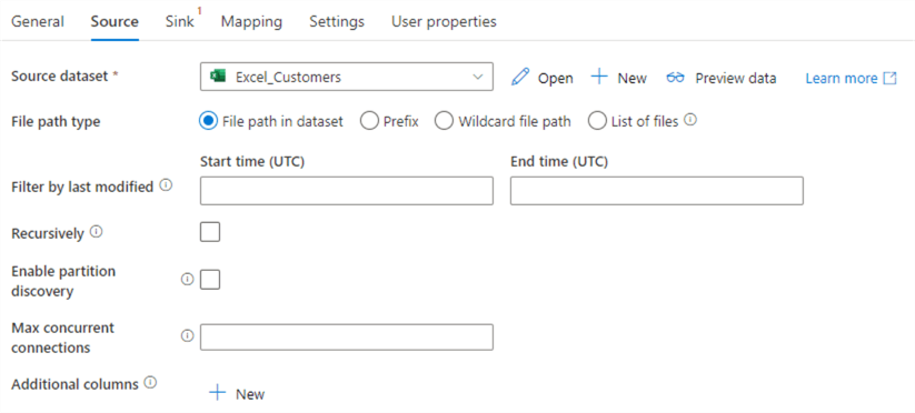 copy data source settings