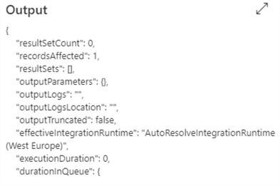 output script activity