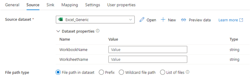 need to specify values