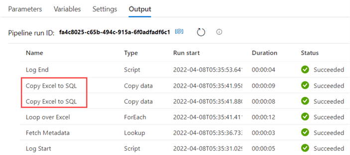 output debugging