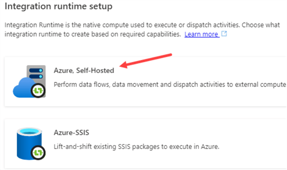 create new azure-ir
