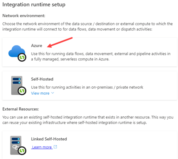 Integration Runtimes for Azure Data Factory