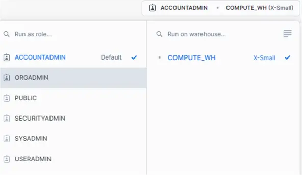 view all the available built-in roles