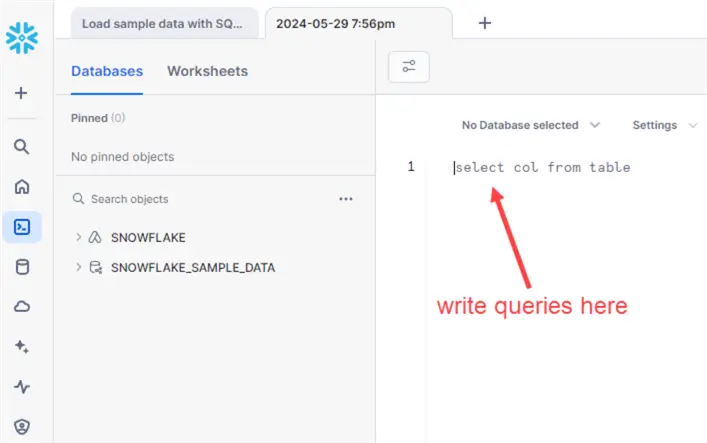 sample database
