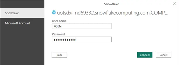 configure credentials