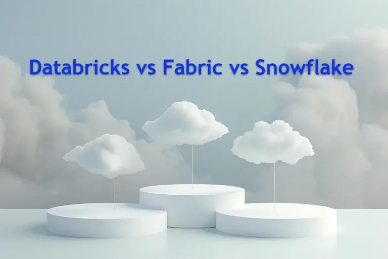 Databricks vs Fabric vs Snowflake